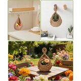 HOCOMAY 6-delni viseči jute koš za sadje | Shoptok.si