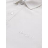 Ombre Polo shirt in cotton pique knit - ecru | shoptok.hr