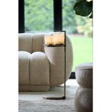Light & Living Okrogla stranska mizica z marmorno mizno ploščo ø 26 cm Leda – | Shoptok.si