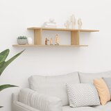  Zidna TV polica boja hrasta 125 x 18 x 23 cm konstruirano drvo | Eponuda.ba