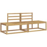  Set vanjskih sofa 2 pcs Bijela 182,5 x 63 x 73 cm | Eponuda.com