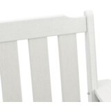 vidaXL vrtni jedilni stoli 2 kosa Beli HDPE | Shoptok.si