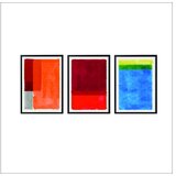 WALLXPERT Dekorativna uramljena MDF slika (3 komada) Mp3 00122 30 x 40 | Eponuda.com