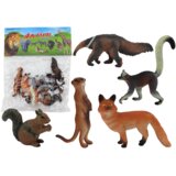  Set životinjskih figurica - vjeverica, majmun, mravojed, lisica, lemur | Shoptok.si