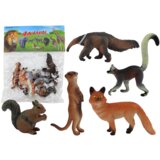  Set životinjskih figurica - vjeverica, majmun, mravojed, lisica, lemur | shoptok.hr