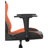  Masažni gaming stol črno in oranžno umetno usnje | Shoptok.si
