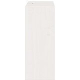  Stalak za vino 4 pcs Bijelo 62 x 25 x 62 cm Čvrsto borovo drvo | shoptok.hr
