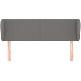 vidaXL Vzglavje z ušesi temno siv 147x23x78/88 cm blago | Shoptok.si