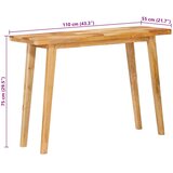 Blagovaonski stol Prirodna 100 x 35 x 75 cm Čvrsto drvo manga | shoptok.hr