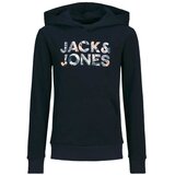 Jack & Jones junior duks za decake sa kapuljacom jjebryan/ crni Cene