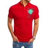 DStreet Koszulka polo z nadrukiem czerwona | Shoptok.si