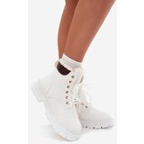 Boto Women's Insulated Ankle Boots With Zip White Tharika | shoptok.hr
