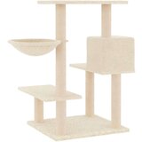  Penjalica za mačke sa stupovima za grebanje krem 82 5 cm | shoptok.hr