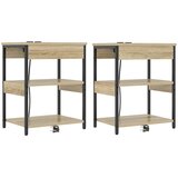  Noćni ormar 2 pcs Sonoma hrast 41 x 31 x 51 cm | Eponuda.com