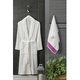 Lessentiel Maison Ženski set Bademantil i peškir, Krem Cene