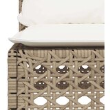 vidaXL 4-dijelni set vrtnih sofa s jastucima bež od poliratana | shoptok.hr