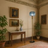  onli - podna lampa doroty 1xE27/22W/230V plava/zlatna | Eponuda.com