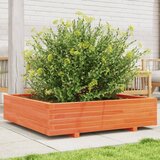Maison Chic Vrtno cvetlično korito - Cvetlični Lonec voščeno 100x100x26,5 cm trdna borovina, (21789472) | Shoptok.si