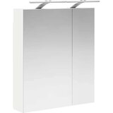  Kopalniška ogledalna omara z LED lučmi Bela 60 x 14,5 x 70 cm, (5000233132) | Shoptok.si