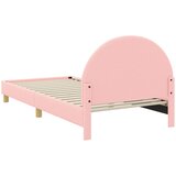 Krevet za djecu s uzglavljem Ružičasta 90 x 200 cm Bouclé | shoptok.hr