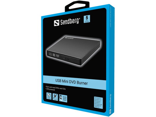 Sandberg CD/DVD pisač USB 2.0, crni | shoptok.hr