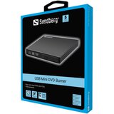Sandberg USB Mini DVDRW Burner slim zunanji zapisovalnik 133-66 | Shoptok.si