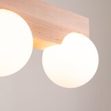 Sollux Stropna svetilka BULBO 2 naravni les, (5000352276) | Shoptok.si