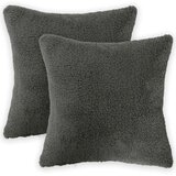  Presvlaka za jastuk 2 kom. HEERLEN Tamnosiva 30 x 30 cm Bouclé - Tamnosiva 30 x 30 cm 2 | shoptok.hr