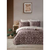 brown brown satin single quilt cover set (de)