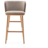 Kave Home Svetlo rjav barski stol (višina sedeža 75,5 cm) Ciselia – | Shoptok.si