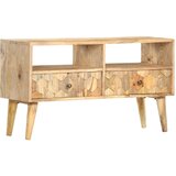 TV omarica 90x30x50 cm trden mangov les | Shoptok.si