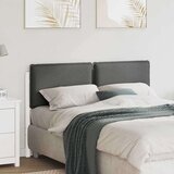  Tapecirani uzglavlje s uzglavljem Bijela i svijetlo siva 160 cm | shoptok.hr