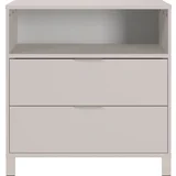 Kremno bela otroška komoda 89x92x54 cm Alkmaar –