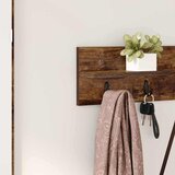  Vješalica za kapute na zidu Dimljeni hrast 80 x 10,5 x 18 cm | Eponuda.com
