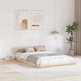  Krevetna konstrukcija Smeđa 135 x 190 cm boja drva | shoptok.hr