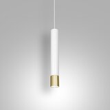  Luster na sajli NEST 1xGU10/8W/230V bela/zlatna | Eponuda.com