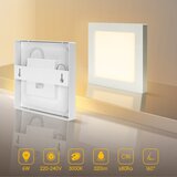 Aigostar LED plafonsko površinsko svetlo LED/6W/230V 3000K 12,2x12,2 cm bela | Eponuda.com