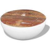  Stolić za kavu u obliku zdjele od obnovljenog drva 60x60x30 cm | shoptok.hr
