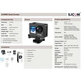 Sjcam SJ4000 Dual Screen akcijska kamera 4K, crna | shoptok.hr
