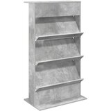  Polica za časopise s policom Betonski sivi 70 x 41 x 126 cm | shoptok.hr