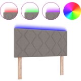  LED uzglavlje dijamantni blok dizajn taupe 90 cm tkanina | shoptok.hr