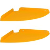  Ležeča polica s polico 2 pcs Gorčična rumena 24 x 24 x 2 cm, (5000307212) | Shoptok.si