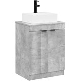  Set namještaja za kupaonicu Betonska siva Konstruirano drvo | shoptok.hr