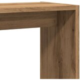 vidaXL Stranska mizica artisan hrast 50x26x50 cm inženirski les | Shoptok.si