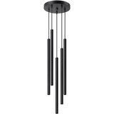 Sollux Črna kovinska viseča svetilka ø 25 cm Fideus – | Shoptok.si
