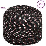  Višenamjensko pomoćno uže 8 mm 50 m Crna i crvena PP - Crna i crvena 8 mm 50 m | shoptok.hr