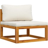 Modularna srednja sofa i krem bijeli jastuci bagremovo drvo | shoptok.hr