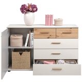 Modern Living Komoda Lumio, Kašmir, Barva Hrasta | Shoptok.si