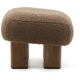 Kave Home Rjav tabure iz tkanine bouclé Nema – | Shoptok.si