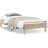 vidaXL Posteljni okvir 90x200 cm trdna borovina Cene